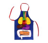 Human Body Learning Toy - 3D Realistic Development Early Learning Tool - Human Body Organs Apron - for Children Boys Girls Classroom School Preschool