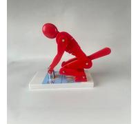 Human Body Lifting Model, PVC Bending Weight Demonstration Tool, Wear-resistant and Impact-resistant Spine Force Protection for Interactive Teaching