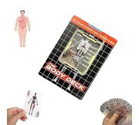 Human Body Playing Cards,Unique Transparent 3D Image of The Human Anatomy Playing Cards,2025 New The Poker for Magic Games,Educational Gift for Card Collectors (2)
