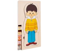 Human Body Puzzle,Anatomy For Kids | Educational Interactive Detailed Skeleton Jigsaw For Cognitive Development Hands-On Experiments