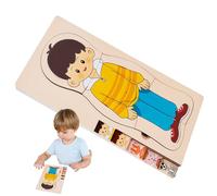Human Body Puzzle - Human Body Model For Kids | Educational Interactive Detailed Skeleton Jigsaw For Cognitive Development Hands-On Experiments