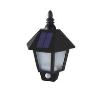 (Human body sensing mode) Solar Lights Solar Flame Flickering Dancing Wall Lamp Outdoor Waterproof LED Solar Landscape Decoration Lighting Security Light