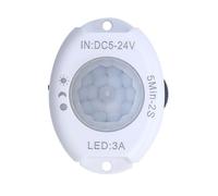 Human Body Sensors Switches Featuring Adjustable Delay Time Auto On/Off Light Controller Simple to Operate for Home Use Human Body Induction Light Switches