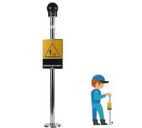 Human Body Static Elimination Releaser, Industrial Explosion-proof Touch Static Discharge Ball with Sound and Light Alarm, for Dust-Free Workshop, Dangerous Goods Terminal, Gas Station
