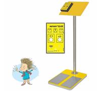 Human Body Static Tester, Anti-Static Wrist Strap and Footwear Tester with Low Voltage Alarm, Ideal for Access Control and Production Workshops