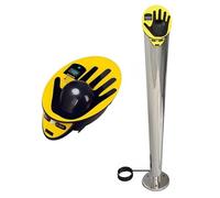 Human Body Static Tester, Explosion-proof digital display static eliminator, Human Body Sensing, Voice Prompts, Quickly Eliminate Static Electricity, for Flammable, Explosive and Anti-Static Places