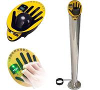 Human Body Static Tester with Digital Display, Voice Alarm, 3S Quick Release, Person Detection Reminder for Chemical Plants and Gas Stations