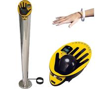 Human Body Static Tester With Sound And Light Alarm Prompt, Explosion-Proof Quickly Eliminate Static Electricity And Automatically Record Discharges Number