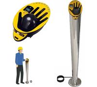 Human Body Static Tester with Sound, Light Alarm, and Voice Prompts for Quick Static Elimination in Production Workshops