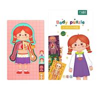 Human Body Structure Learning Puzzle Toddler Education Board Toy Learning Science Puzzle Toy Boy Girl Cognitive