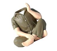 Human Body Vase, Resin Flower Vase Art Decor, Men Pajamas Figures Statue Sculpture, Modern Home Decor, Unique Pajamas Vase Ornaments A/a