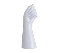 Human Body Vase,Small Flower Vase,White Ceramic Vase,Hand Vase,Modern Vase for Garden Home Living Room Decor,Table Art Statue Indoor Outdoor (White)