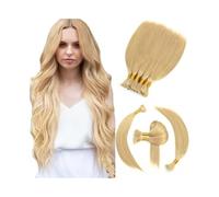 Human Braiding Hair Bulk No Weft Extensions #24 Blonde 100G Remy Straight Hair Bundles(22 Inch)