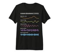 Human Brainwave States Frequency Patterns Mind Activity Premium T-Shirt