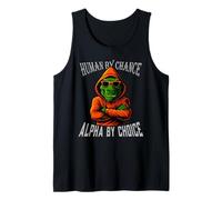 Human by Chance Alpha by-Choice, Cool Alligator Design Tank Top