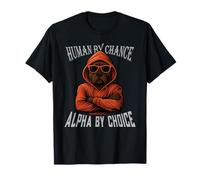 Human by Chance Alpha by-Choice, Cool Dog Design T-Shirt