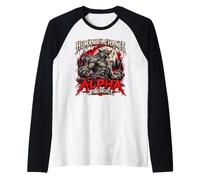 Human By Chance Alpha By Choice Werewolf Wolf Moon Raglan Baseball Tee