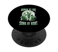Human By Day Sigma By Night PopSockets Adhesive PopGrip