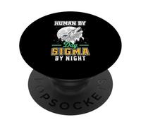 Human By Day Sigma By Night PopSockets Adhesive PopGrip