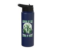 Human By Day Sigma By Night Stainless Steel Insulated Water Bottle