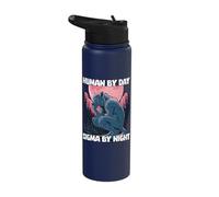 Human by Day Sigma by Night Stainless Steel Insulated Water Bottle
