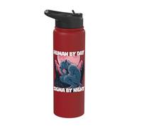 Human by Day Sigma by Night Stainless Steel Insulated Water Bottle