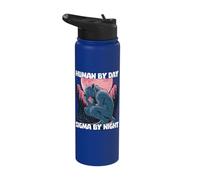 Human by Day Sigma by Night Stainless Steel Insulated Water Bottle