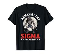 Human By Day Sigma By Night T-Shirt