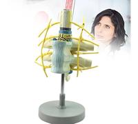 Human Cervical Vertebrae Model, Vertebrae Attached Spinal Cord and Spinal Nerve Magnified Model, Medical Model for Classroom Learning Display Teaching