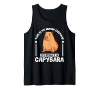 Human Costume Capybara Lover Cute Animal Fan Tank Top