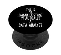 Human Costume Data Analyst Big Data Science Analysis Storage PopSockets Adhesive PopGrip