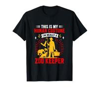 Human Costume I'm Really A Zoo Keeper Halloween Proud Job T-Shirt