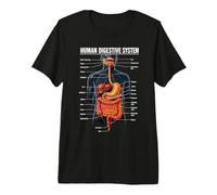Human Digestive System Anatomy Biology Science Education Premium T-Shirt
