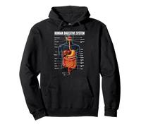Human Digestive System Anatomy Biology Science Education Pullover Hoodie