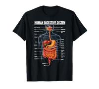 Human Digestive System Anatomy Biology Science Education T-Shirt