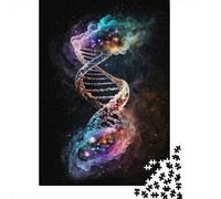 Human DNA in The Space V5 1000-Piece Puzzle for Adults, 70x50cm/1000pcs, Smooth White Card with Reduced Dust; Easy to Revisit Throughout The Week