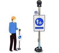 Human Electrostatic Releaser - Digital Display Static Eliminator with Sound and Light Alarm, Fast Release for Reliable Grounding in Workshop and Industry