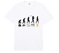 Human Evaluation Bitcoin Cryptocurrency, Digital Crypto Nerd Comfort Colors Adult Heavyweight T-Shirt
