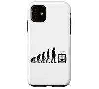 Human Evolution To 3D Printer Maker Humor Printing Lover Art Case for iPhone 11