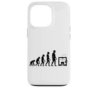 Human Evolution To 3D Printer Maker Humor Printing Lover Art Case for iPhone 13 Pro
