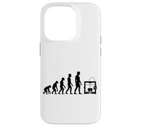 Human Evolution To 3D Printer Maker Humor Printing Lover Art Case for iPhone 14 Pro