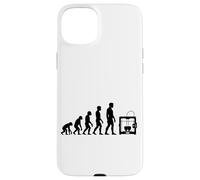 Human Evolution To 3D Printer Maker Humor Printing Lover Art Case for iPhone 15 Plus