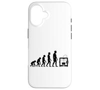 Human Evolution To 3D Printer Maker Humor Printing Lover Art Case for iPhone 16