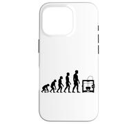 Human Evolution To 3D Printer Maker Humor Printing Lover Art Case for iPhone 16 Pro