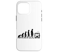 Human Evolution To 3D Printer Maker Humor Printing Lover Art Case for iPhone 16 Pro Max