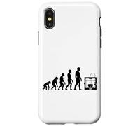 Human Evolution To 3D Printer Maker Humor Printing Lover Art Case for iPhone X/XS