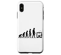 Human Evolution To 3D Printer Maker Humor Printing Lover Art Case for iPhone XS Max