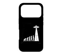 Human Evolution To Alien UFO Abduction Scene Case for iPhone 17 Pro