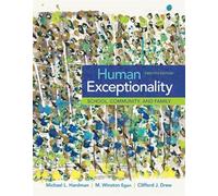 Human Exceptionality – School, Community, and Family