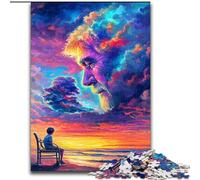 Human Face Color Cloud 1000 Pieces Jigsaw Puzzle for Adults& Teens, Perfect for Game Nights, Colorful Toy for Home Gift (26x38cm)